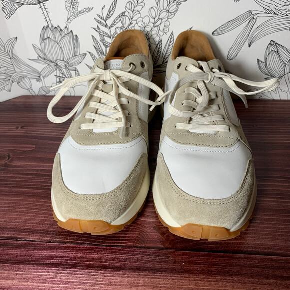 NWOB! Mens Allen Edmonds Lionel Lace-Up Sneaker White Size 10 - Picture 3 of 7